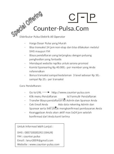Detail Brosur Pulsa Doc Nomer 23