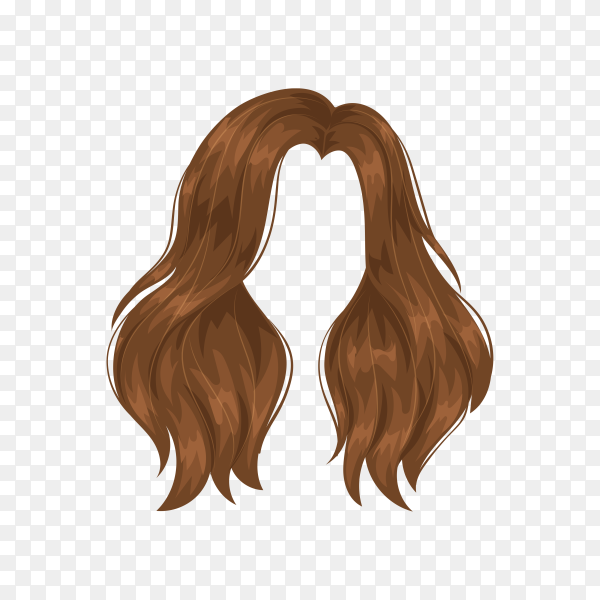 Detail Brown Wig Png Nomer 21