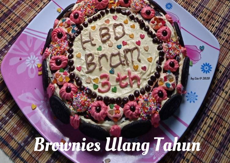 Detail Brownies Hias Ulang Tahun Nomer 42