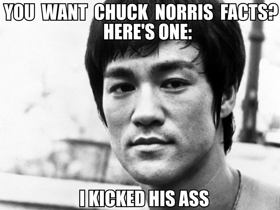 Detail Bruce Lee Chuck Norris Meme Nomer 4