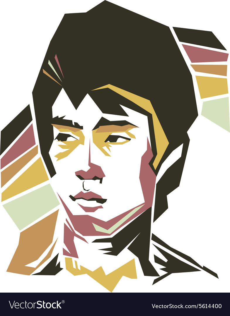 Detail Bruce Lee Vector Nomer 17