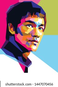 Detail Bruce Lee Vector Nomer 18