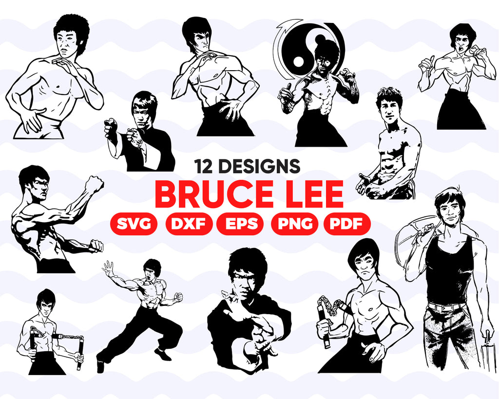Detail Bruce Lee Vector Nomer 34