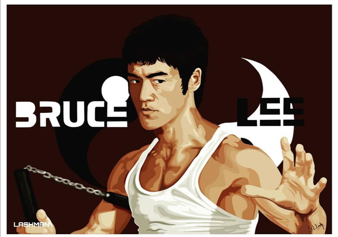 Detail Bruce Lee Vector Nomer 37
