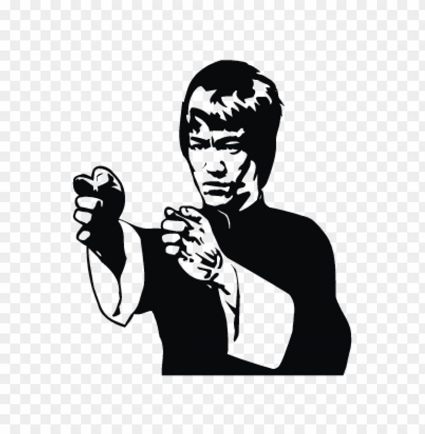 Detail Bruce Lee Vector Nomer 38