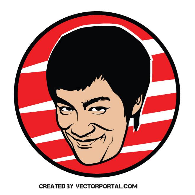 Detail Bruce Lee Vector Nomer 42