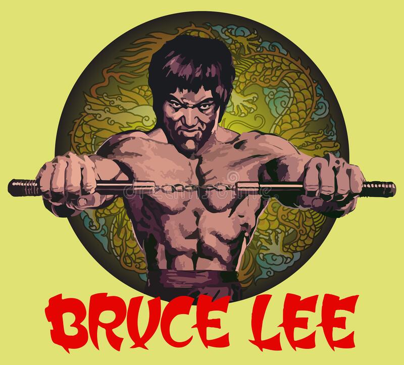 Detail Bruce Lee Vector Nomer 48