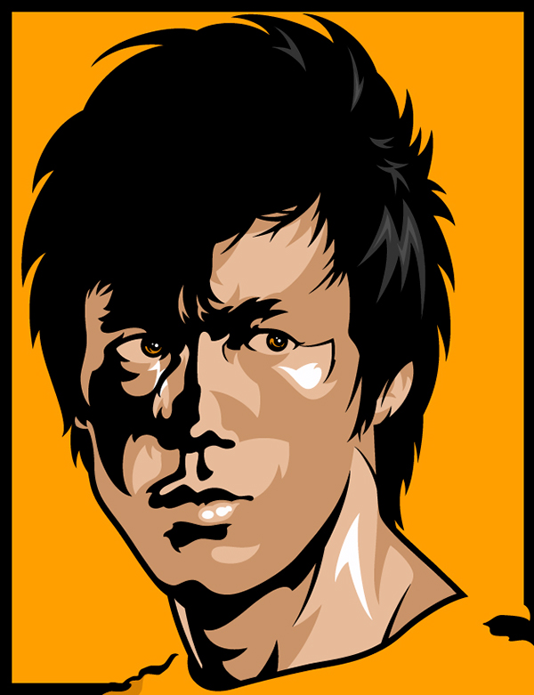 Detail Bruce Lee Vector Nomer 51