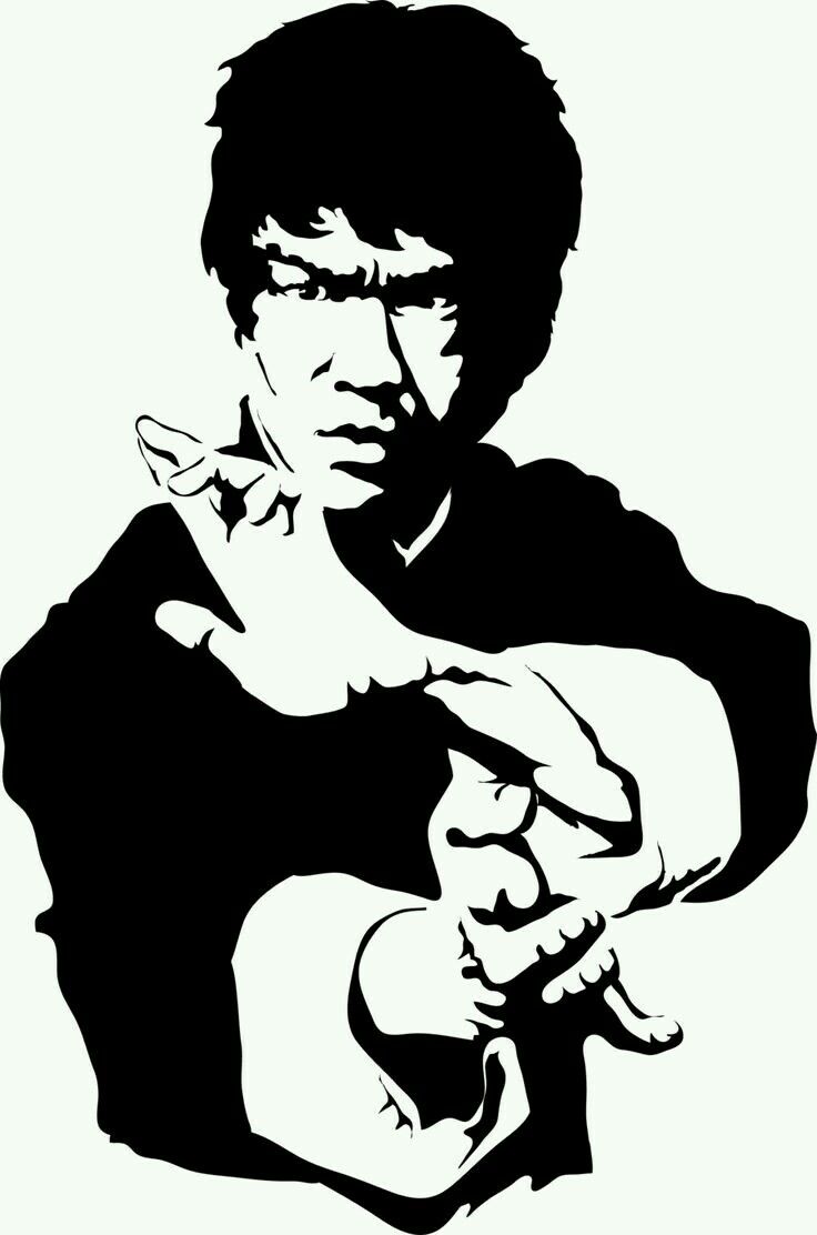 Detail Bruce Lee Vector Nomer 8