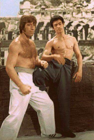 Detail Bruce Lee Y Chuck Norris Nomer 5