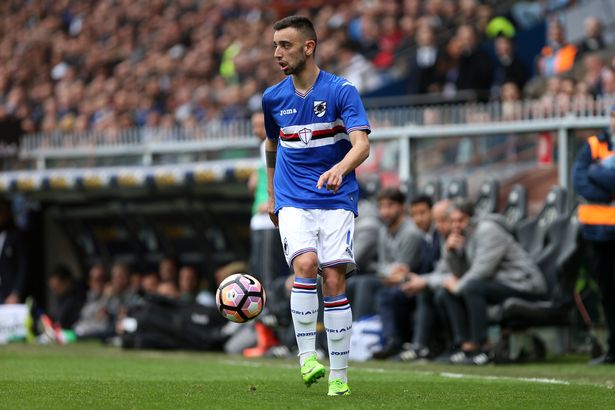 Detail Bruno Fernandes Sampdoria Nomer 3