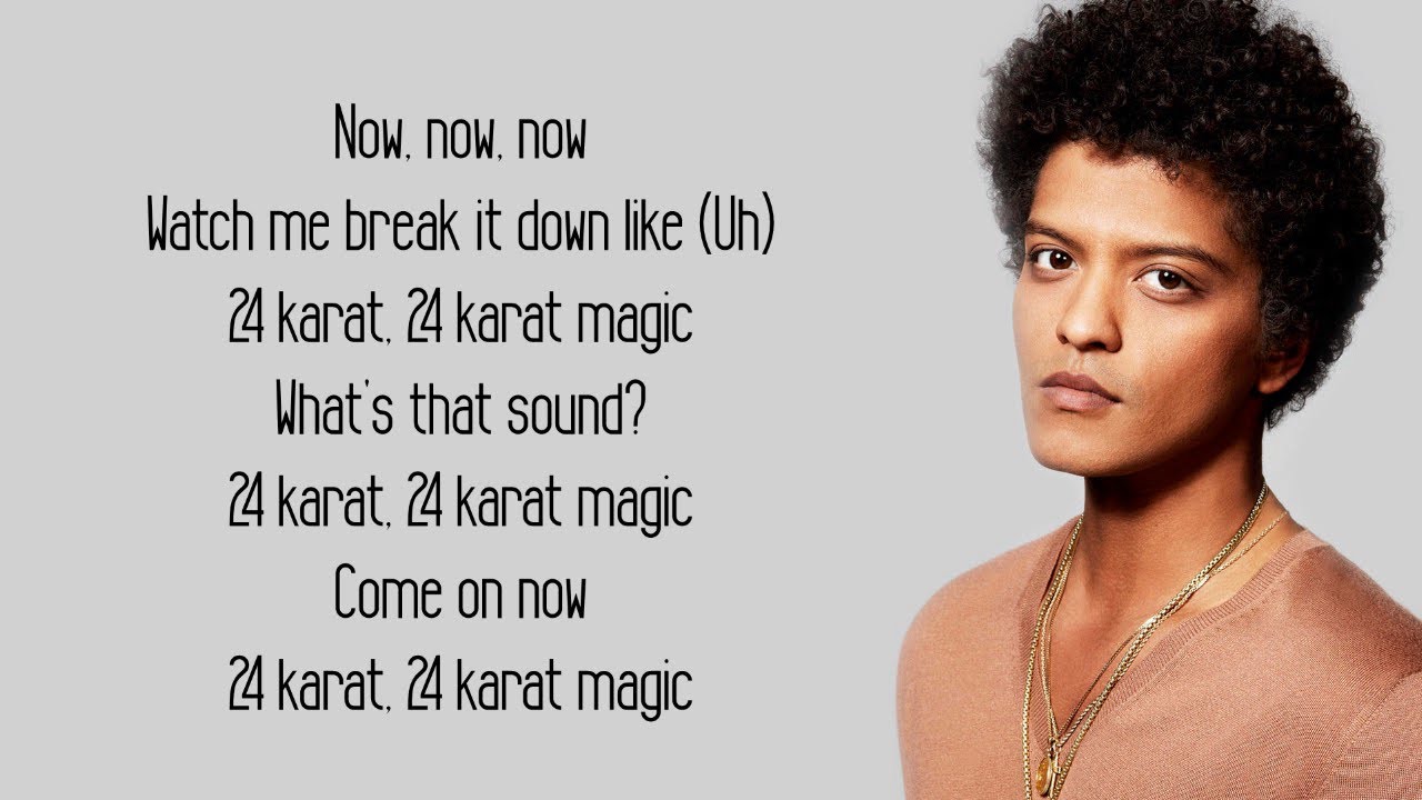 Bruno Mars 24k Magic Lirik - KibrisPDR