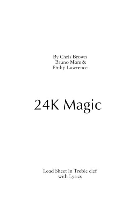 Detail Bruno Mars 24k Magic Lirik Nomer 27