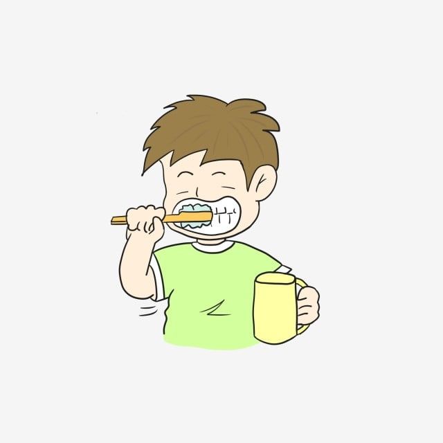 Detail Brushing Teeth Png Nomer 9