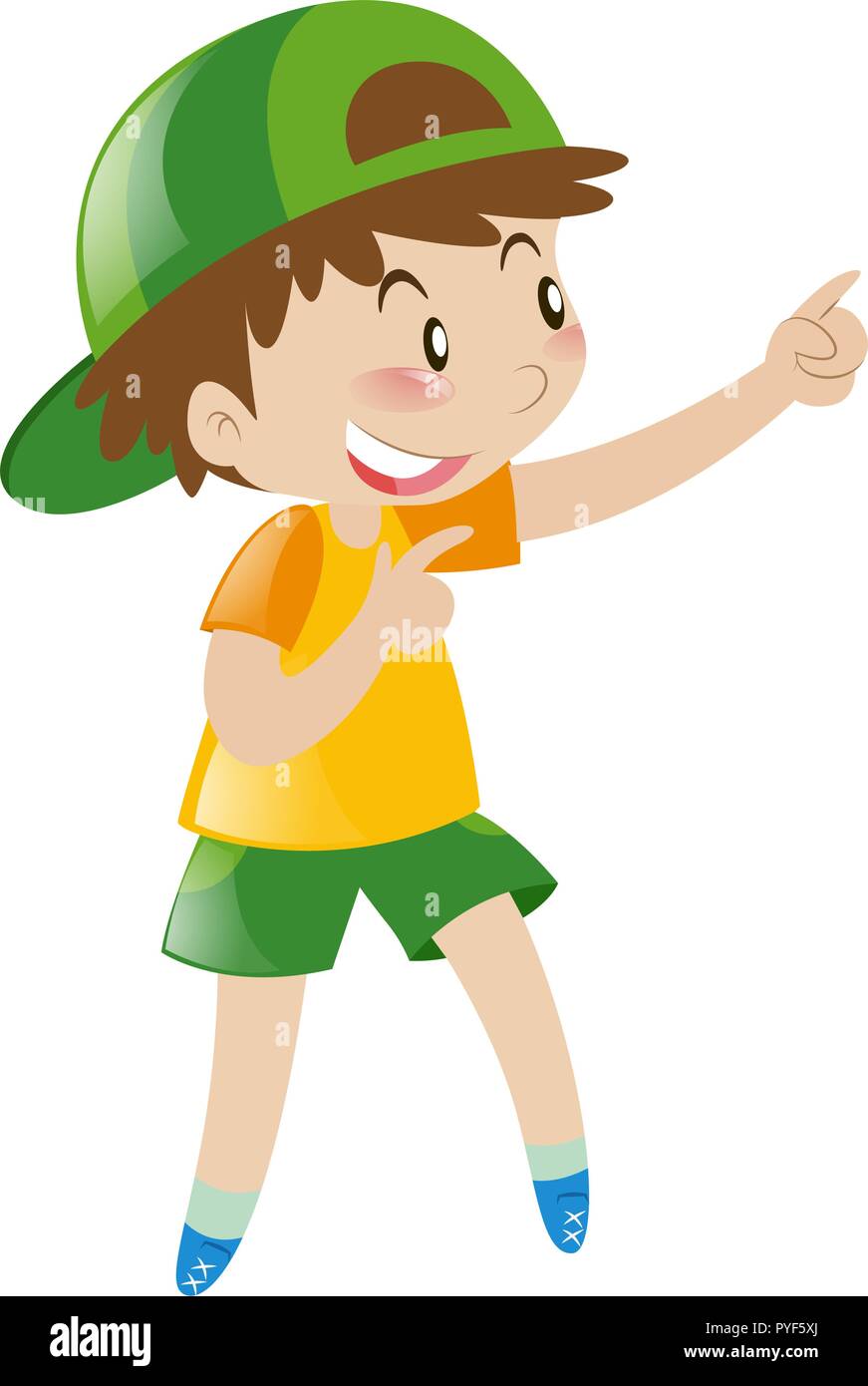 Detail Child Pointing Clipart Nomer 14