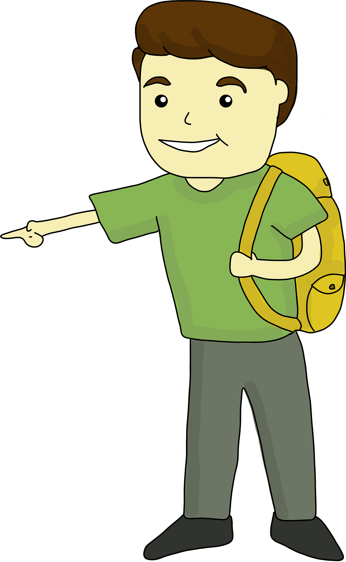 Detail Child Pointing Clipart Nomer 25