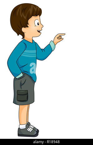 Detail Child Pointing Clipart Nomer 8