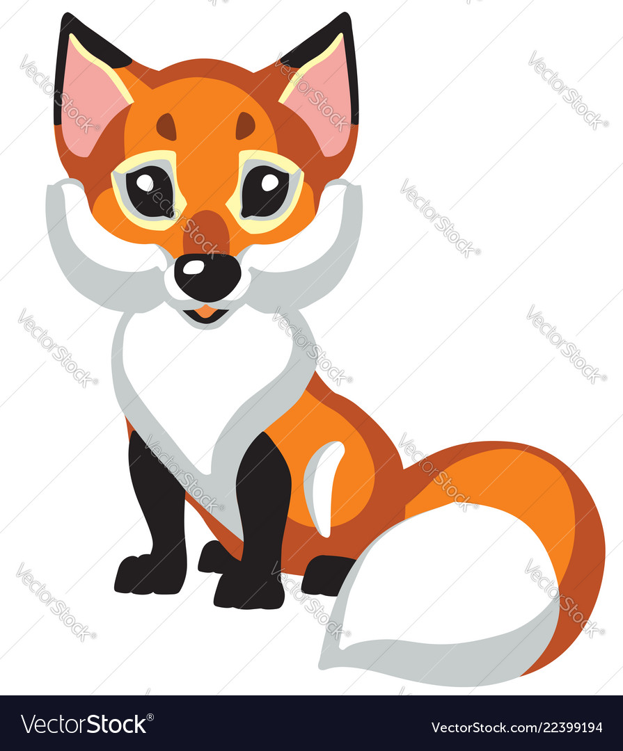 Detail Fox Vector Nomer 12