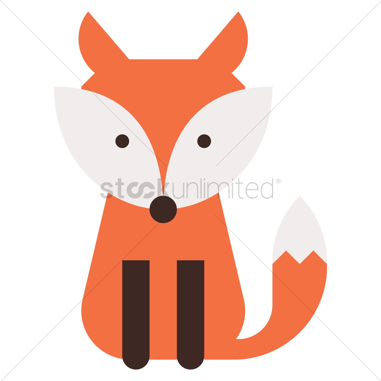 Detail Fox Vector Nomer 17