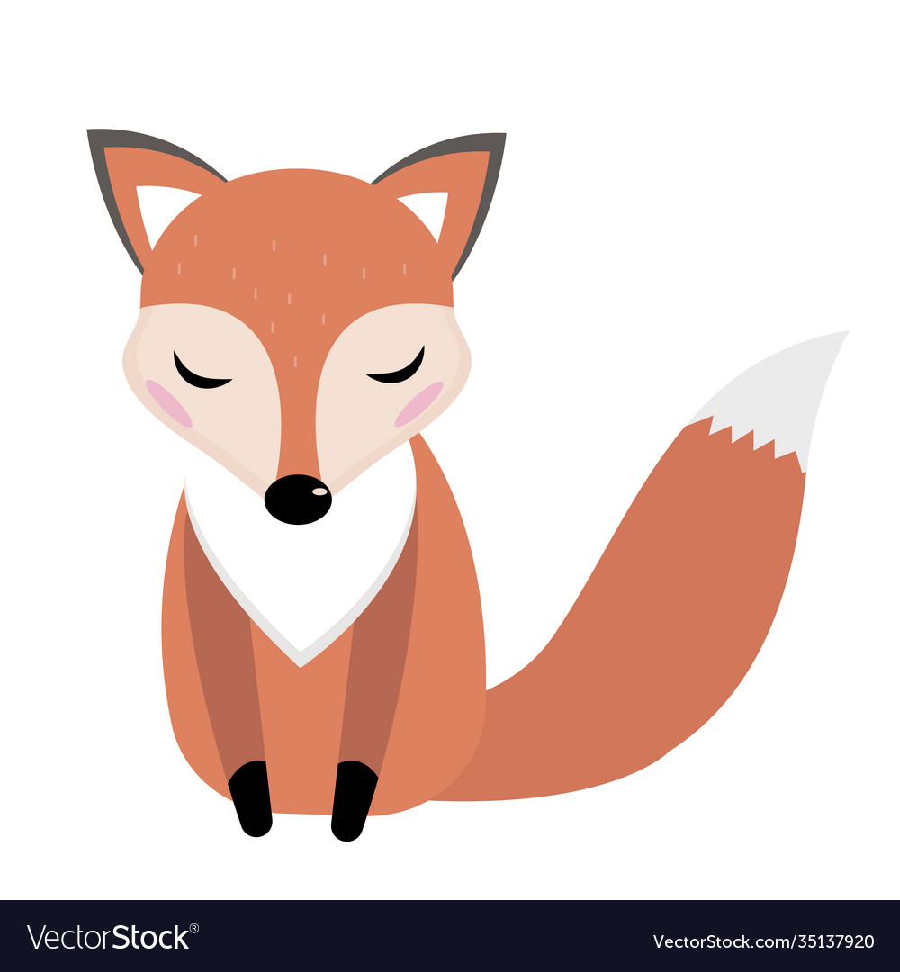 Detail Fox Vector Nomer 21