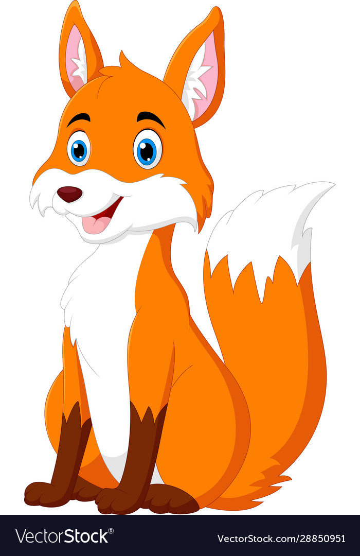 Detail Fox Vector Nomer 7