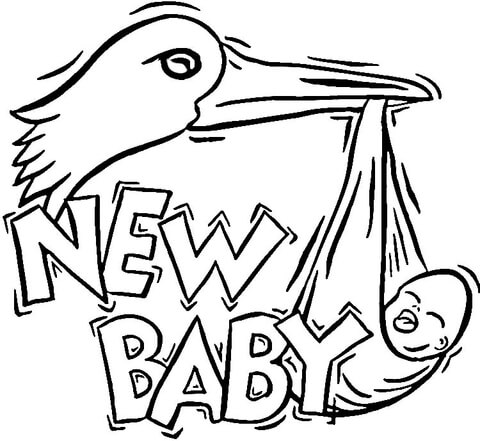 Detail Storch Mit Baby Zum Ausdrucken Nomer 19