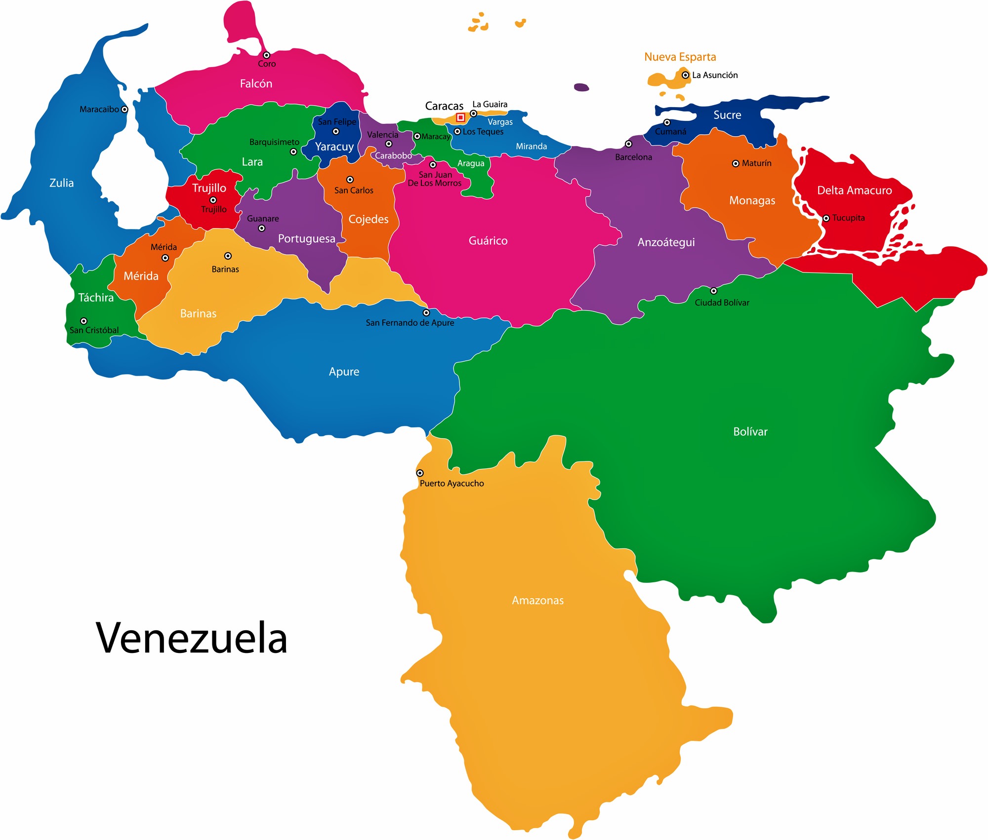 Ciudad Bolivar Venezuela Mapa - KibrisPDR