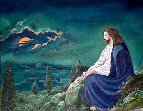 Detail Foto Tuhan Yesus Berdoa Nomer 17