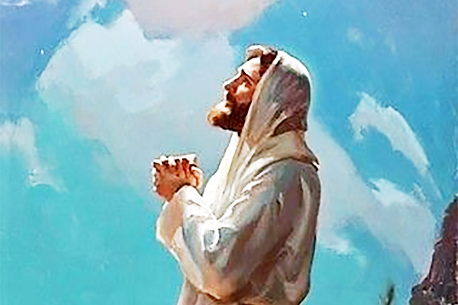 Detail Foto Tuhan Yesus Berdoa Nomer 18