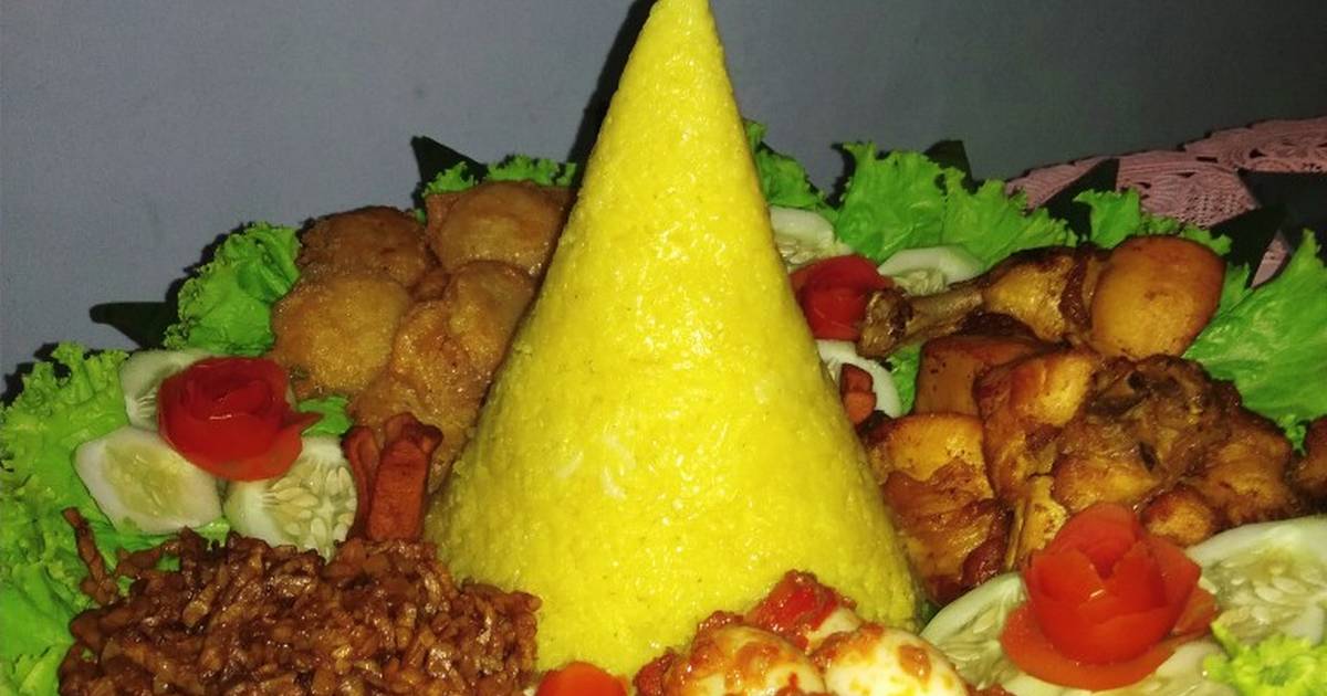 Detail Foto Tumpeng Nasi Kuning Nomer 33