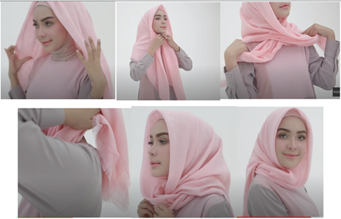 Detail Foto Tutorial Hijab Paris Nomer 11