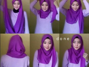 Detail Foto Tutorial Hijab Paris Nomer 12