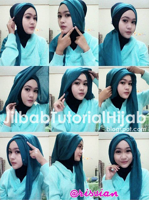 Detail Foto Tutorial Hijab Paris Nomer 5