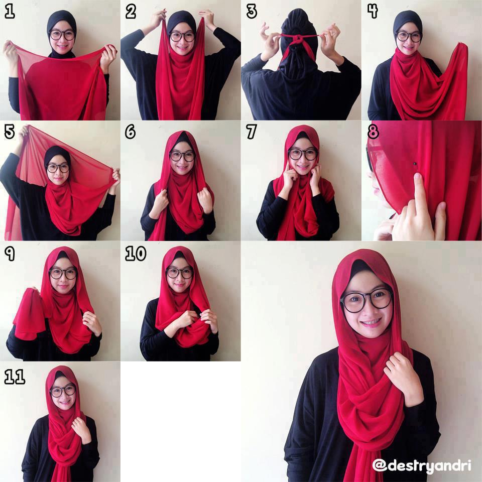 Detail Foto Tutorial Hijab Paris Nomer 37