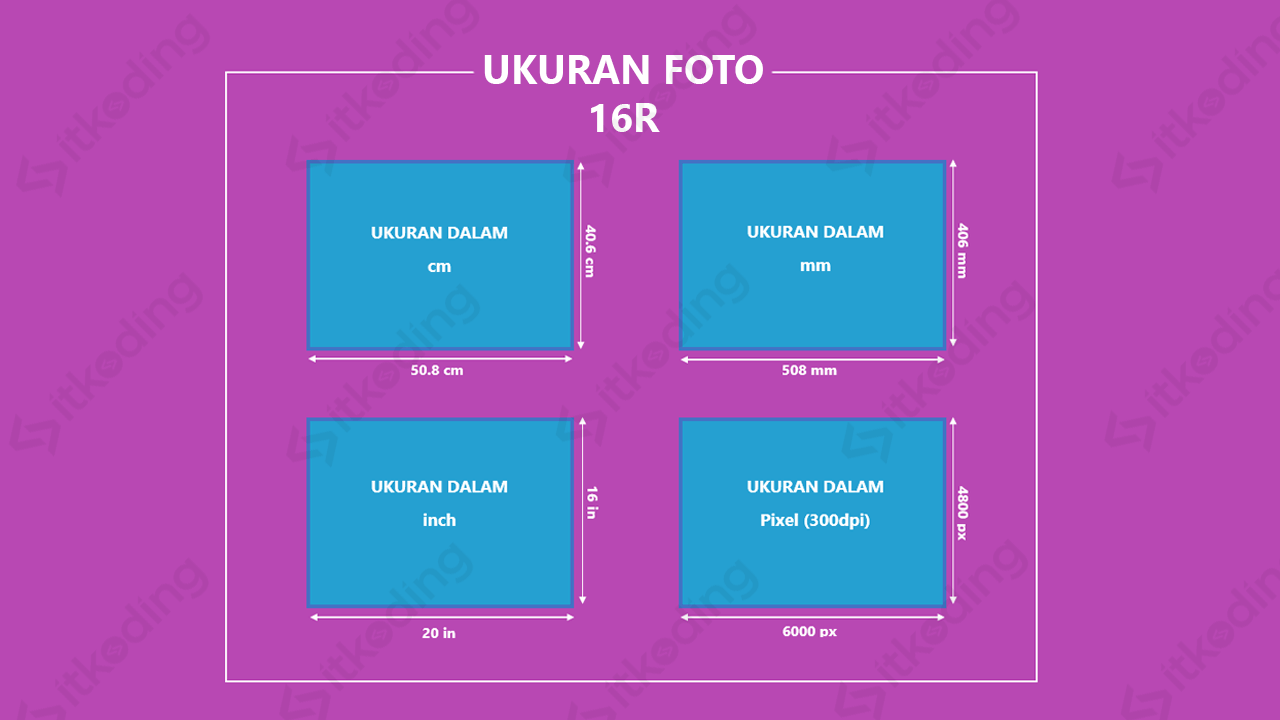 Detail Foto Ukuran 16r Nomer 12