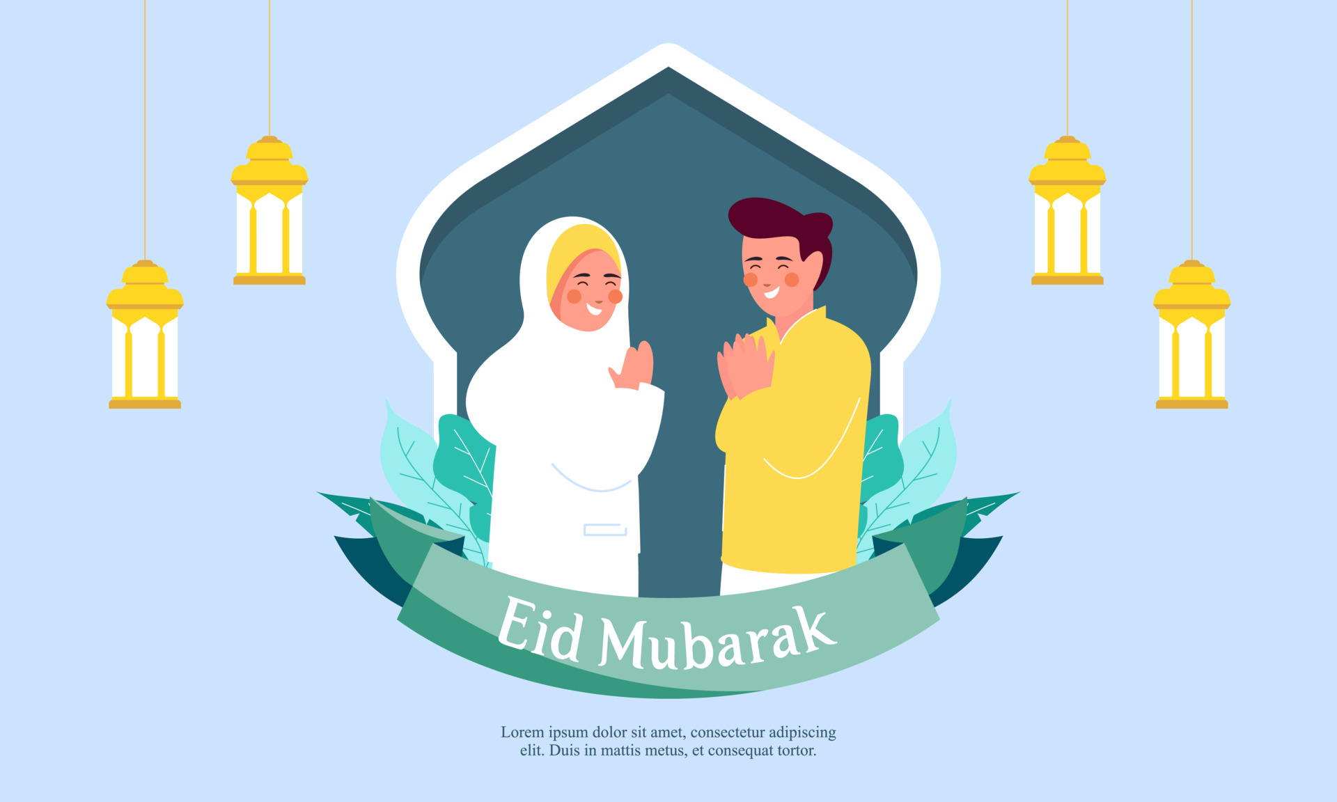 Detail Happy Eid Nomer 14