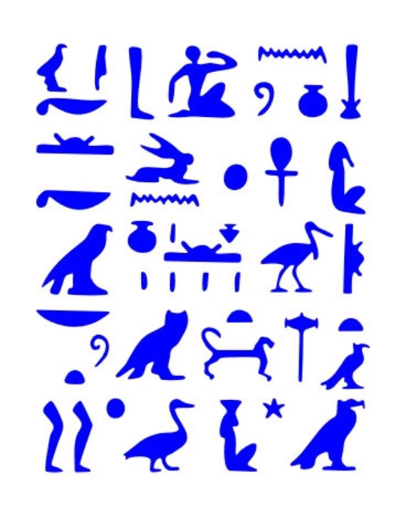 Detail Hieroglyphen Bilder Nomer 7