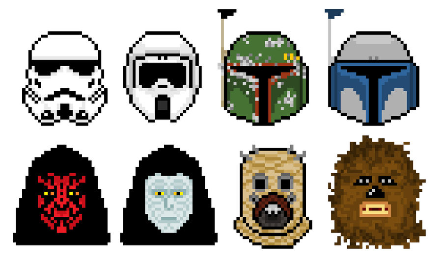 Detail Star Wars Pixel Art Nomer 24