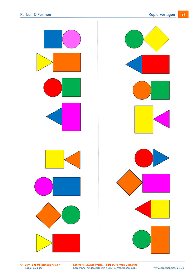 Detail Arbeitsblatt Kindergarten Formen Nomer 17