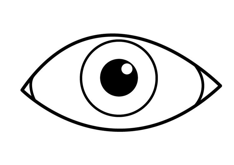 Auge Malvorlage - KibrisPDR
