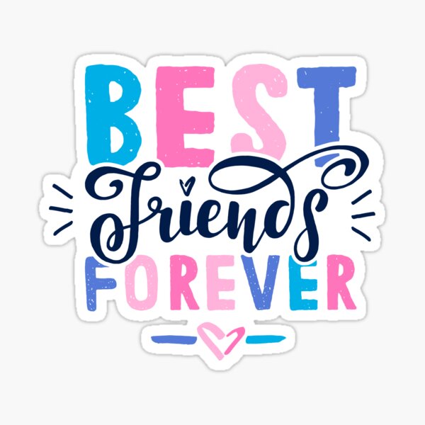 Detail Best Friends Forever Schriftzug Nomer 19