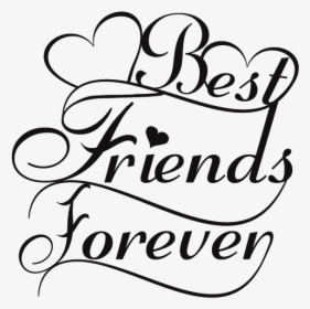 Detail Best Friends Forever Schriftzug Nomer 4