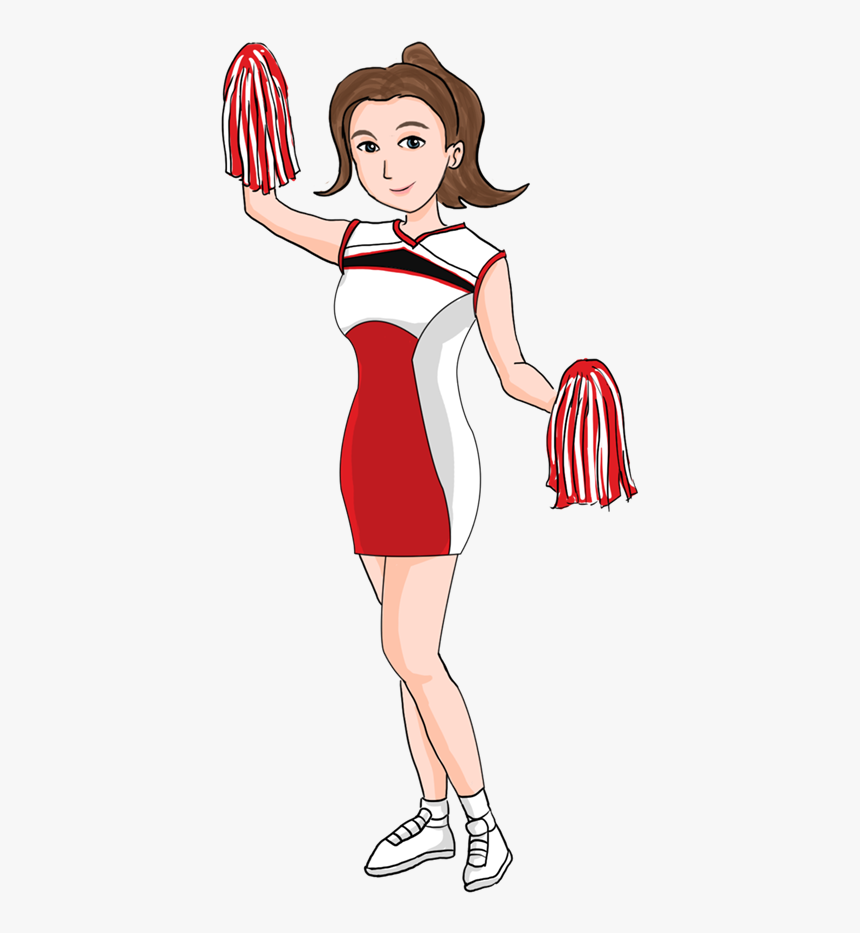 Detail Cheerleader Clipart Nomer 19