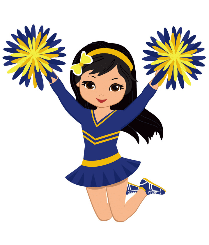 Detail Cheerleader Clipart Nomer 5