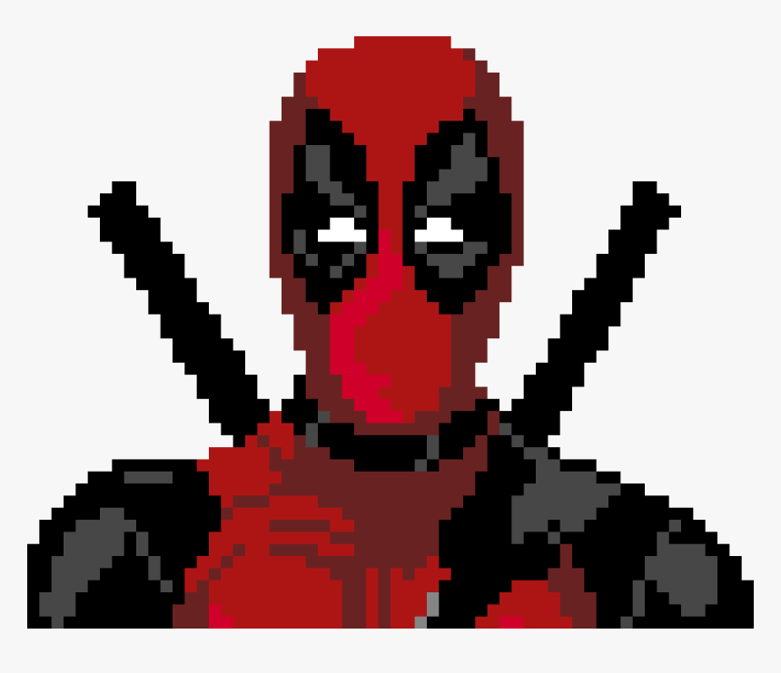 Detail Deadpool Pixel Art Nomer 3