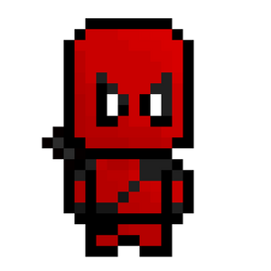 Detail Deadpool Pixel Art Nomer 27