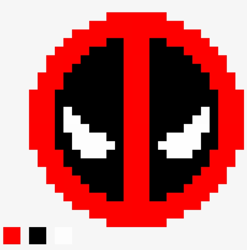 Detail Deadpool Pixel Art Nomer 9