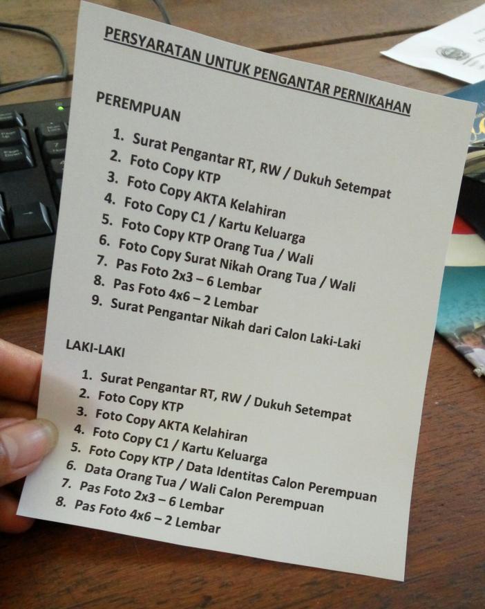 Detail Foto Untuk Persyaratan Nikah Nomer 14