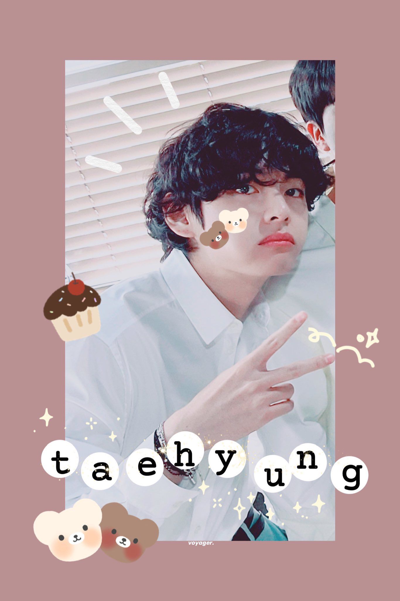 Detail Foto V Bts Cute Wallpaper Nomer 4