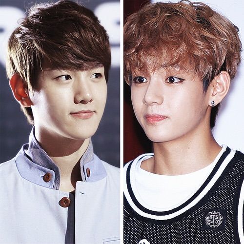 Detail Foto V Bts Dan Baekhyun Exo Nomer 16